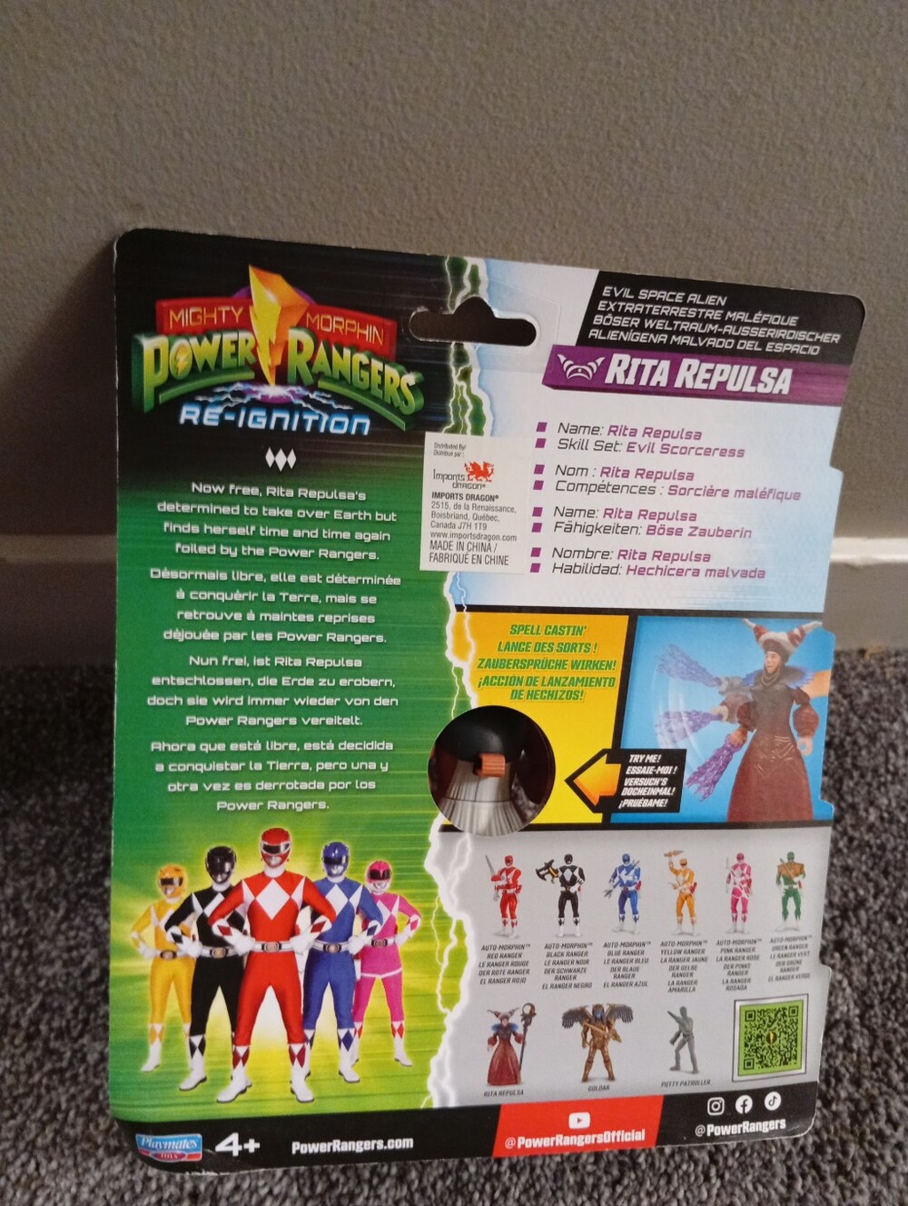 Power Ranger Rita Repulsa Action Figure - Damaged Box But New - Picture 6 of 7